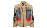 Painted Reaper Logo Carhartt Jacket "Tan / Multi" SS253014B0151059