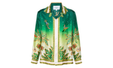 Cuban Collar Long-Sleeve Shirt "Joyaux D'Afrique" MS24 SH 006 01 JOYA