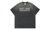 Pearl Studded Logo Tee "Washed Black" SAT006
