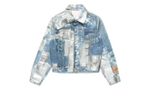 Printed Tape Denim Jacket "Blue" B90886AUZ