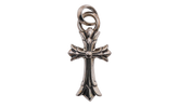 Double Cross Pendant with Bale "Silver" CHRM1154