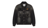 TIRE DENIM TRUCKER JACKET "AGOURA BLACK" RHFW25JA04012 3191