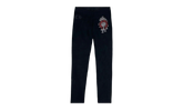 Red Scroll With Crosses Sweatpants "Black" CHRM0708