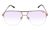 Blanco Half Rim 24KT Two-Tone "Rose / White Gold / Purple Gradient Photochromatic" HRBA2 0009 2D3