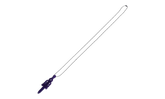 Silichrome Dagger Necklace "Purple" CHRM1029