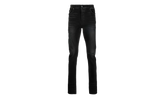Distressed Logo Jeans "Aged Black" PS23MDS007 023