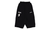 Folded Waist Jorts "Black" PI00001