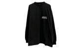 Long-Sleeve Crew Neck Oversized T-Shirt "Faded Washed Black" 850404 TTVL6 1041