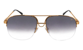 Collins Half Rim 24KT "Yellow Gold / Charcoal Black Flash Pink" MPCL2 0003 54T6