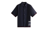 Pinstripe Woodpoint Shooting Shirt "Nocturnal" KHM031018 413