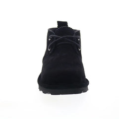 Bearpaw Skye 2578W-011 Womens Black Suede Lace Up Chukkas Boots