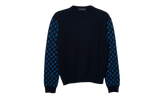 Monogram Mix Cashmere Crewneck "Navy" 1AATLQ