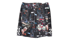Flight AOP Printed Cat Scratch Shorts "Black" IF1841 010
