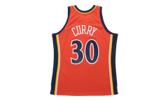 NBA Stephen Curry Swingman Alternate Jersey "2009-10 Golden State Warriors - Dark Orange" SMJYAC18086 GSWDKOR09SCU