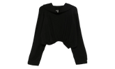 Cropped Hooded Tunic WMNS "Black" RO02E4262 WA 09