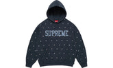 Stars Studded Hooded Sweatshirt "FW25 - Navy" SU26907