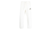 Pantalone in Felpa / Logo-Patch Track Pants "White" MON11