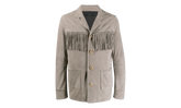 Fringe Suede Jacket "Grey" Y0M04208SU GRY