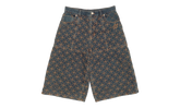 Dandy Quilted Jeans Shorts "Deep Indigo" 1AILV7