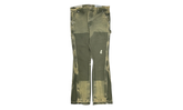 LA Flare Carpenter Pants Paint Splatter "Moss Multi" GDCLFMC