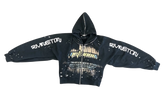 Radical Paper Rose Zip Hoodie "Mechanic Black" RDCL HD08 MECH