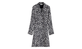 SILK FLORAL WRAP MIDI DRESS "Black" RW DR0013 5615 P23 10