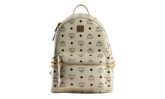 Small Stark Backpack in Visetos "Beige" MMKEAVE15 BEIGE