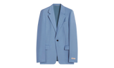 VIRGIN WOOL SINGLE-BREASTED JACKET "BLUE" RM JA0007 5858 P24 134