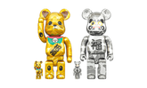 BAPE Maneki Neko & Daruma 100% & 400% "Gold & Silver Plated" MEDI3056