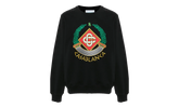 Casa Crest Embroidered Sweatshirt Black "Black" MF24 JTP 001 03 BLAC