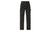 Checkered Carpenter Jeans "Brown" AMBMJE1096 210