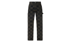 Checkered Carpenter Jeans "Brown" AMBMJE1096 210