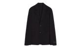 LINEN DECONSTRUCTED SINGLE-BREASTED JACKET "Black" RM JA0122 5870 P24 10