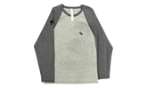 Henley Baseball 3 Cross Patch Long-Sleeve T-Shirt "Grey" CHRM1157