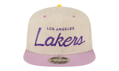 9FIFTY NBA LA LAKERS SNAPBACK HAT "ERIC EMANUEL - Cream/ Purple" EE438