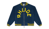 OVERSIZED LOGO TERRY VARSITY JACKET "Navy" RHD-MOTW-0005