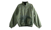 Elastic Hem Stand Collar Blouson Coat "Gray Khaki" UC2E4212 GRAY KHAKI BASE
