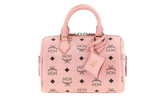 Small Ella Boston Bag in Visetos "Soft Pink" MWBFAEA03PZ001