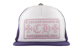 CH Hollywood Trucker Cap "Purple / White / Pink" CHRM1036