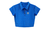 Cross Pattern Polo Tee WMNS "Blue" CHRM0826