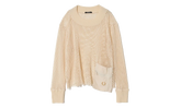 PATCH POCKET SWEATER "Ivory" UC1D4901 IVY