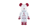Bearbrick FIFA World Cup Qatar 2022 "White Chrome - 1000%" MEDI3039
