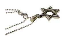 Medium David’s Star Necklace "Silver" CHRM0752