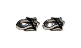 Rolling Stones Stud Earrings "Pair - Silver" CHRM0646