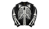 Bones Flat Leather Jacket "Black / White" BONES001