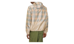 Gradient Check Hooded Jacket "Sand Beige" 8118831