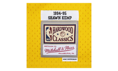 NBA Shawn Kemp Reload Swingman Jersey "1994 Seattle Supersonics - Yellow" SMJYCP19285 SSUYELL94SKE
