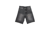 Embossed Jean Shorts "Black" 10049739