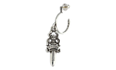 Dagger' Hoop Earring "Silver" CHRM0946