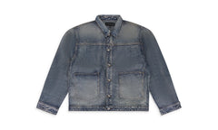 FUROR WAXED DENIM JACKET "Indigo" WDWMOTW 0013
